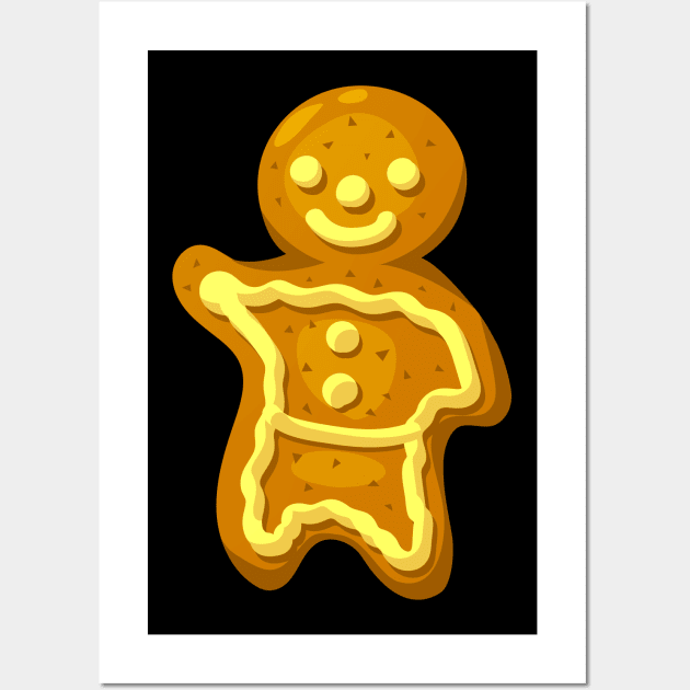 Ginger Bread man Wall Art by holidaystore